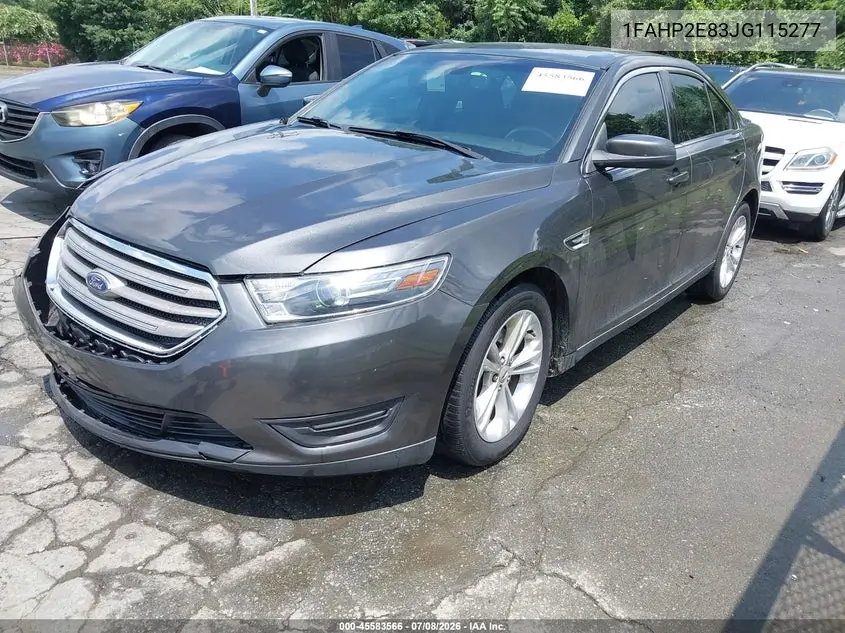 2018 Ford Taurus Sel VIN: 1FAHP2E83JG115277 Lot: 45583566