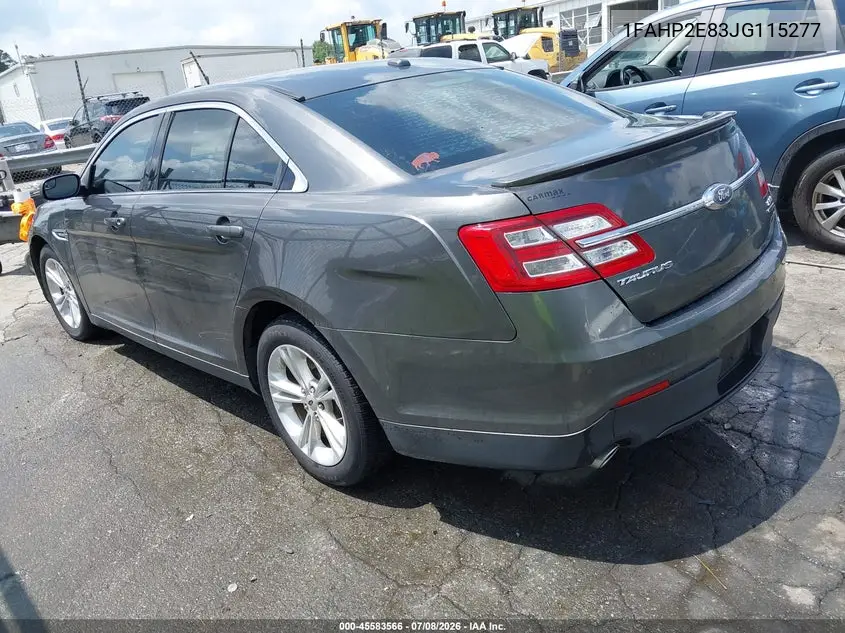 2018 Ford Taurus Sel VIN: 1FAHP2E83JG115277 Lot: 45583566