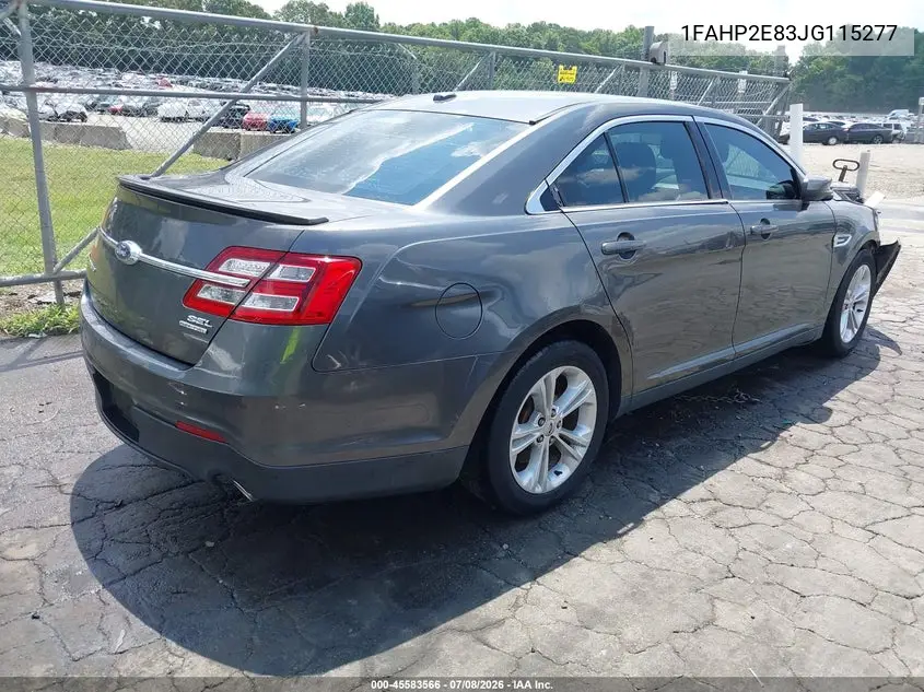 2018 Ford Taurus Sel VIN: 1FAHP2E83JG115277 Lot: 45583566