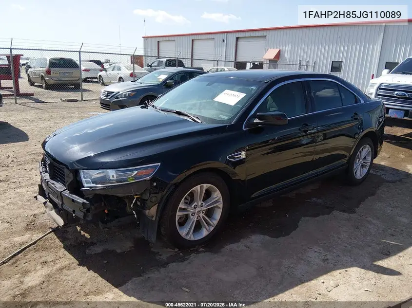 2018 Ford Taurus Sel VIN: 1FAHP2H85JG110089 Lot: 45622021