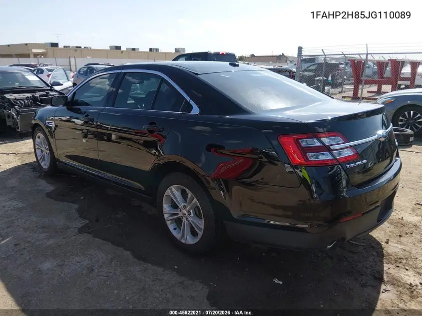 2018 Ford Taurus Sel VIN: 1FAHP2H85JG110089 Lot: 45622021