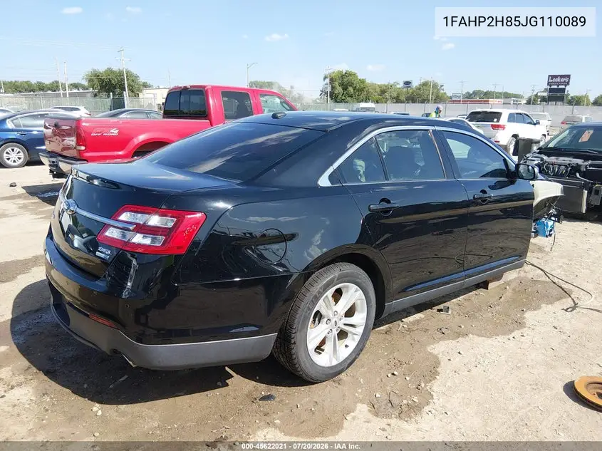 2018 Ford Taurus Sel VIN: 1FAHP2H85JG110089 Lot: 45622021