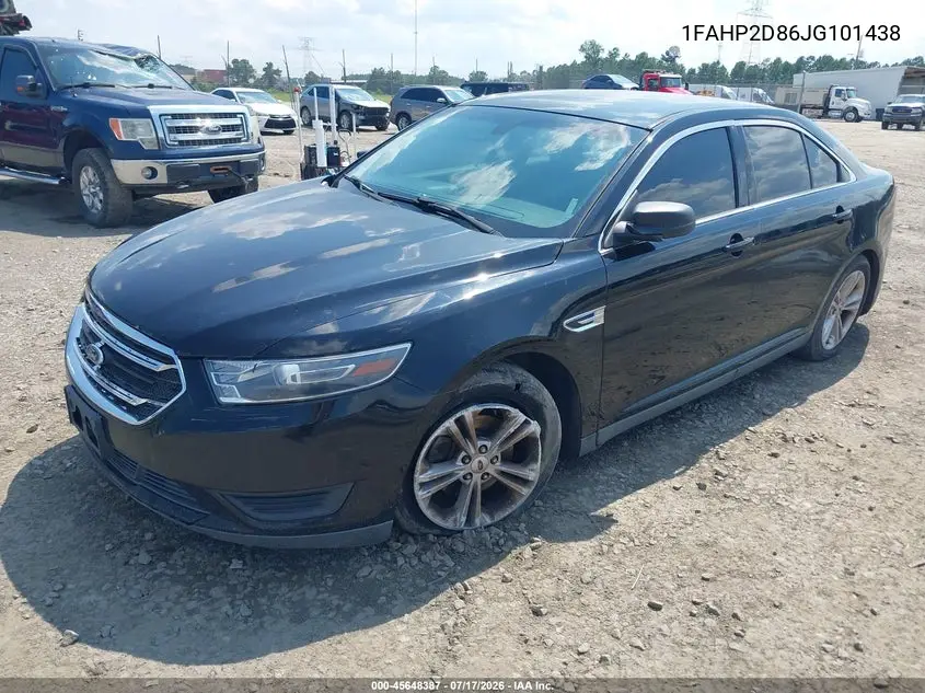 2018 Ford Taurus Se VIN: 1FAHP2D86JG101438 Lot: 45648387