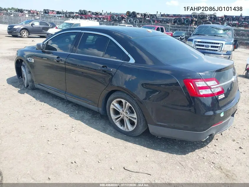 2018 Ford Taurus Se VIN: 1FAHP2D86JG101438 Lot: 45648387