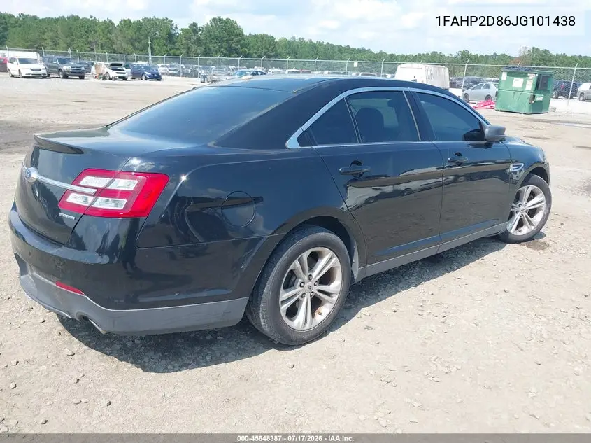 2018 Ford Taurus Se VIN: 1FAHP2D86JG101438 Lot: 45648387