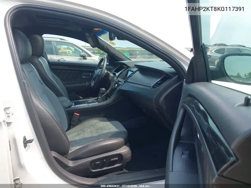 2019 Ford Taurus Sho VIN: 1FAHP2KT8KG117391 Lot: 45602431
