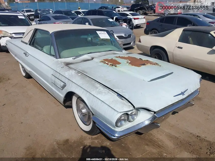 1965 Ford Thunderbird VIN: 0000005Y87Z136555 Lot: 44556431