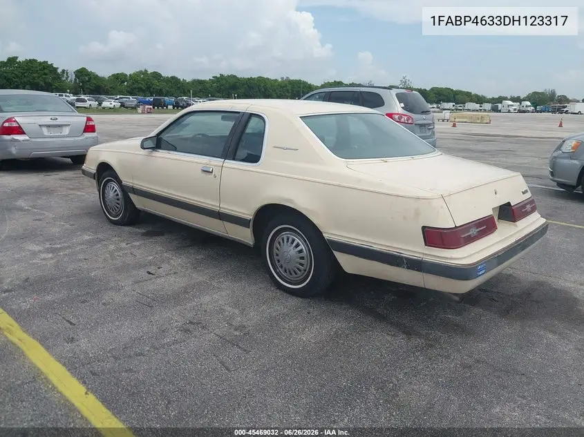 1983 Ford Thunderbird VIN: 1FABP4633DH123317 Lot: 45469032