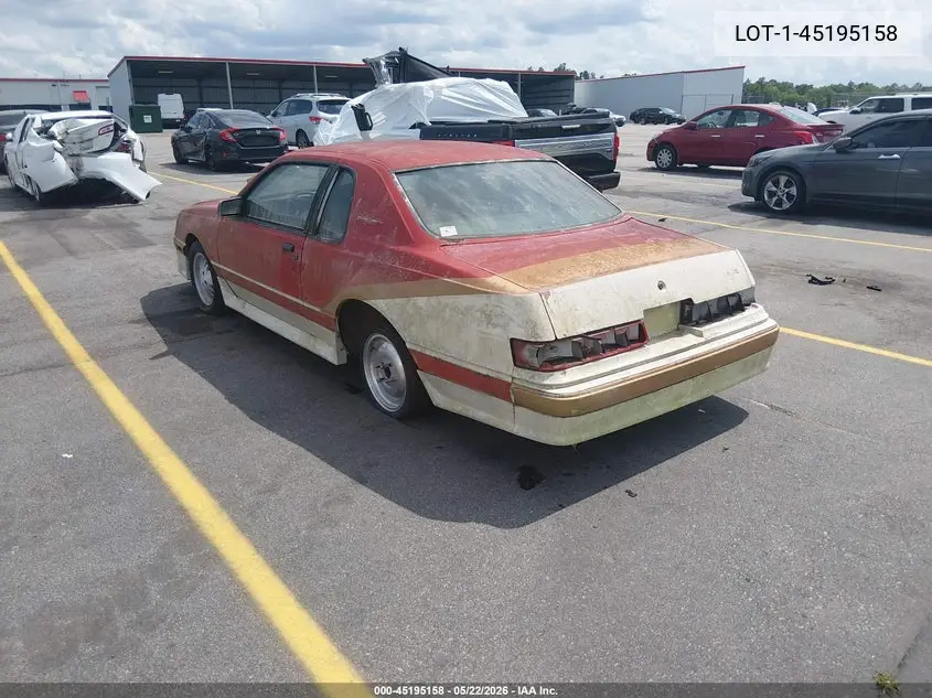 1984 Ford Thunderbird VIN: 1FABP46N4EA122777 Lot: 45195158