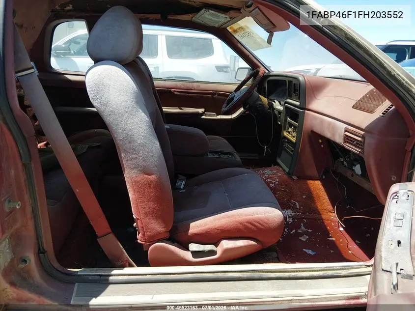 1985 Ford Thunderbird VIN: 1FABP46F1FH203552 Lot: 45523163