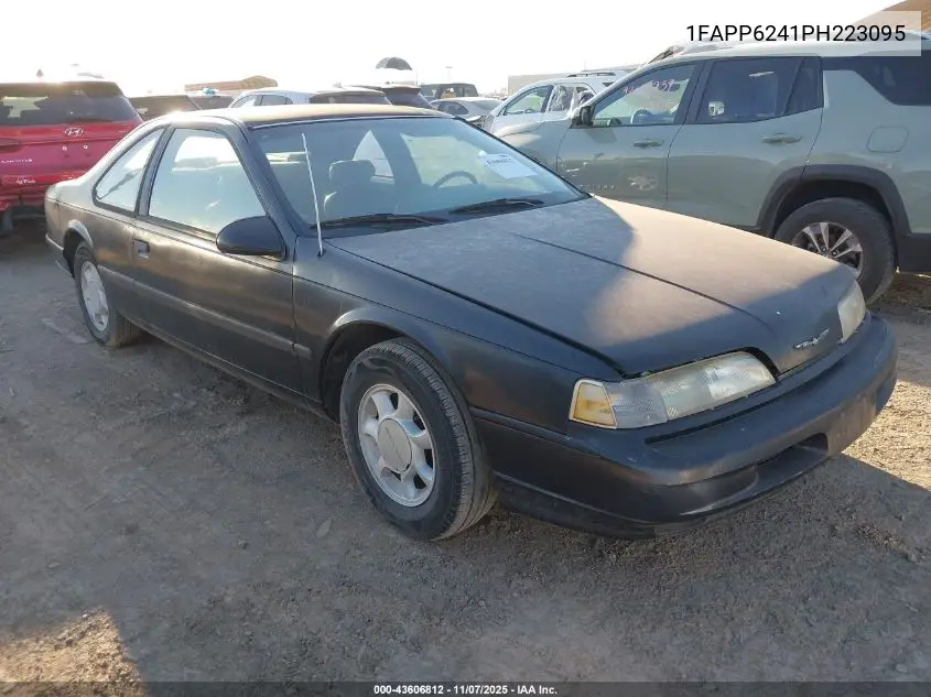 1993 Ford Thunderbird Lx VIN: 1FAPP6241PH223095 Lot: 43606812