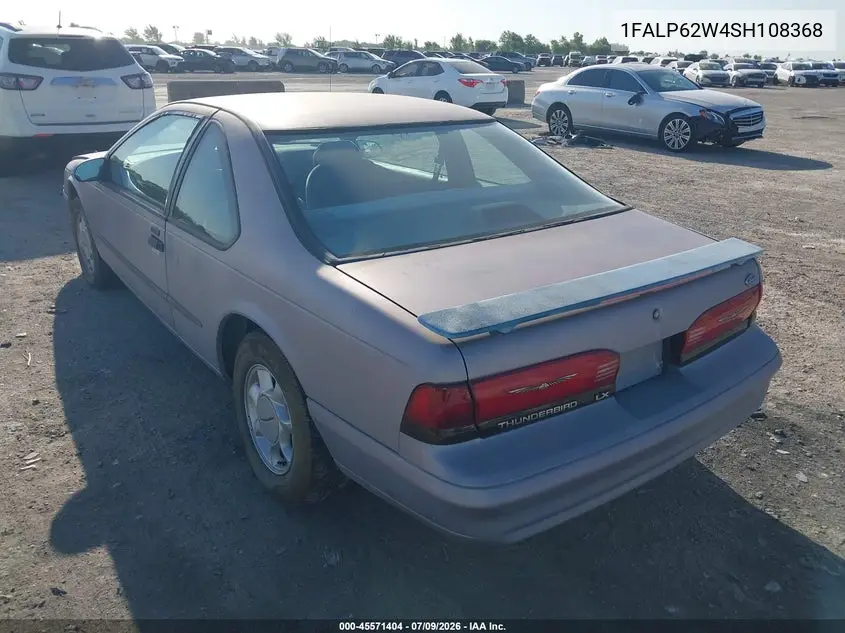1995 Ford Thunderbird Lx VIN: 1FALP62W4SH108368 Lot: 45571404
