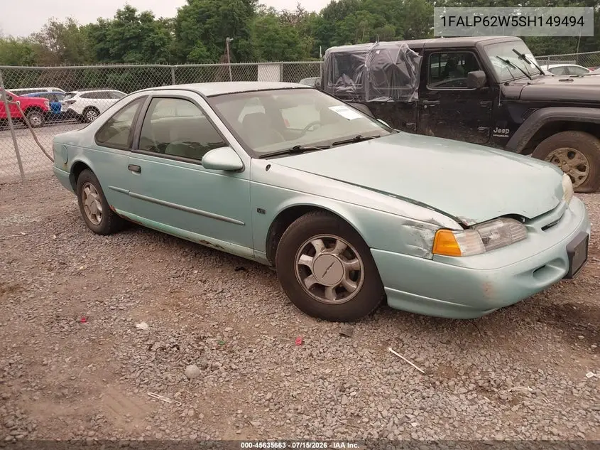 1995 Ford Thunderbird Lx VIN: 1FALP62W5SH149494 Lot: 45635663