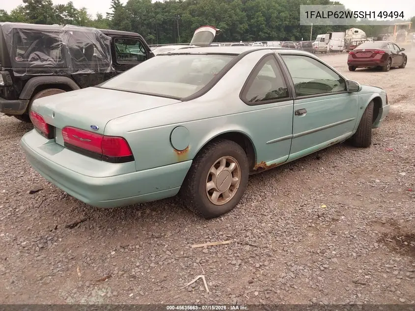 1995 Ford Thunderbird Lx VIN: 1FALP62W5SH149494 Lot: 45635663