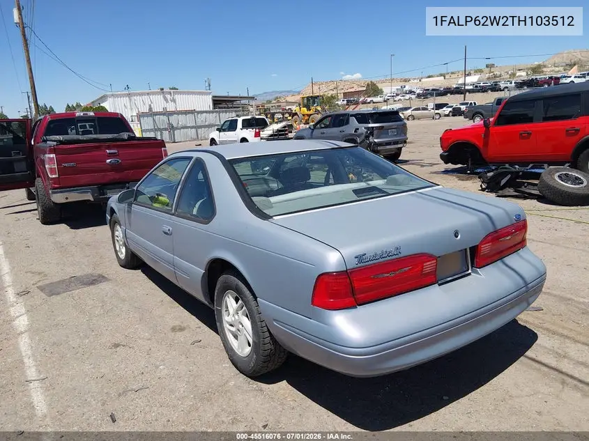 1996 Ford Thunderbird Lx VIN: 1FALP62W2TH103512 Lot: 45516076