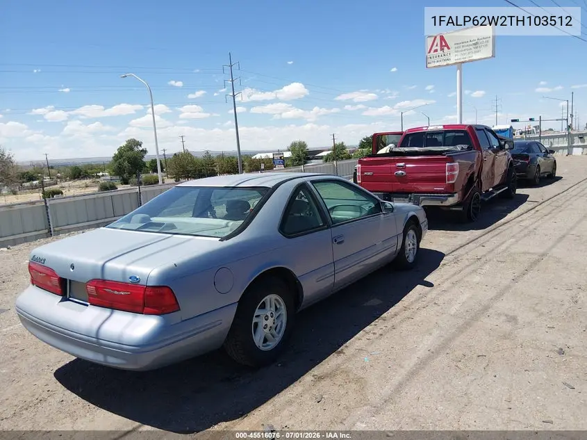 1996 Ford Thunderbird Lx VIN: 1FALP62W2TH103512 Lot: 45516076