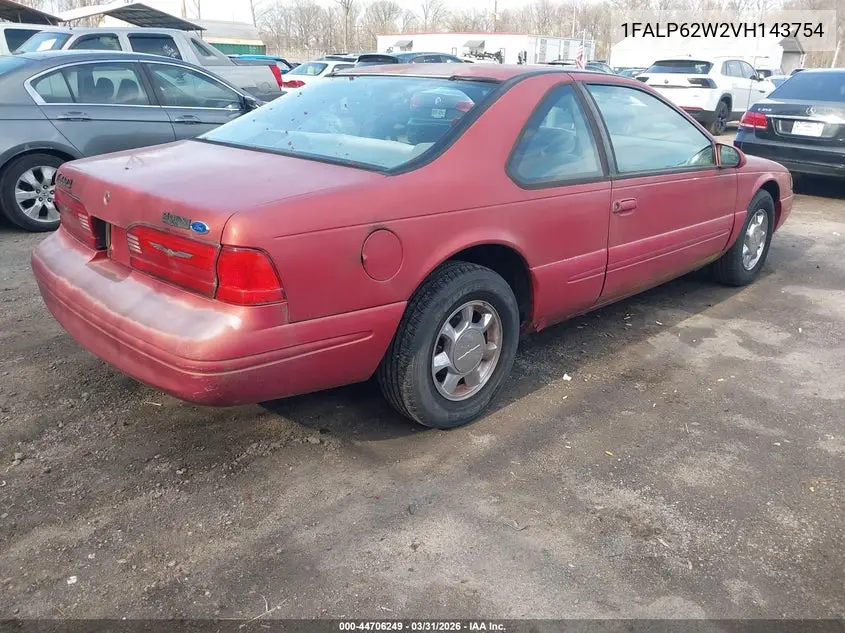 1997 Ford Thunderbird Lx VIN: 1FALP62W2VH143754 Lot: 44706249