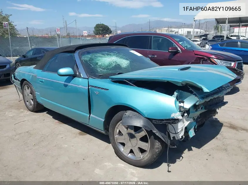 2002 Ford Thunderbird Deluxe/Premium/W/Hardtop Deluxe/W/Hardtop Premium VIN: 1FAHP60A82Y109665 Lot: 45673350