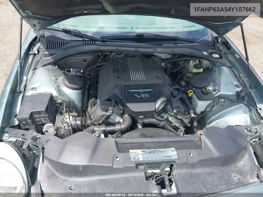 2004 Ford Thunderbird VIN: 1FAHP63A54Y107662 Lot: 45339112