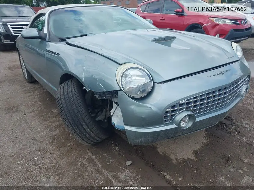 2004 Ford Thunderbird VIN: 1FAHP63A54Y107662 Lot: 45339112