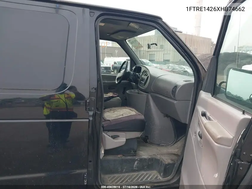1999 Ford E-150 Commercial/Recreational VIN: 1FTRE1426XHB74662 Lot: 45639016