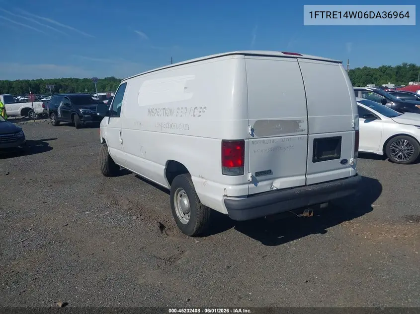 2006 Ford E-150 Commercial/Recreational VIN: 1FTRE14W06DA36964 Lot: 45232408