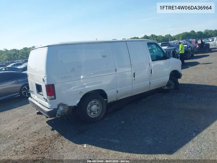 2006 Ford E-150 Commercial/Recreational VIN: 1FTRE14W06DA36964 Lot: 45232408