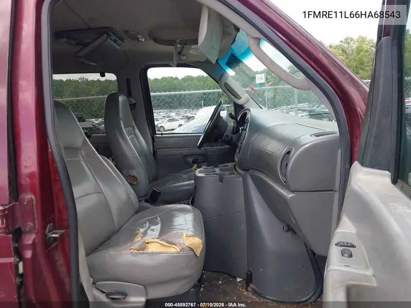 2006 Ford E-150 Xl/Xlt VIN: 1FMRE11L66HA68543 Lot: 45592767
