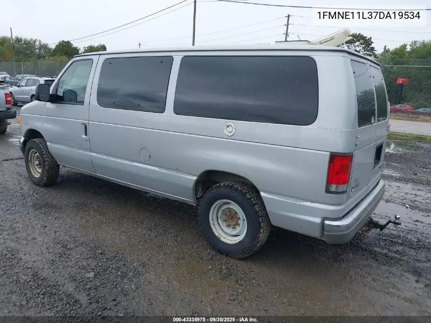 1FMNE11L37DA19534 2007 Ford E-150 Chateau/Xl/Xlt