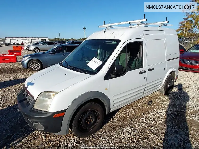 NM0LS7AN8AT018317 2010 Ford Transit Connect Xl