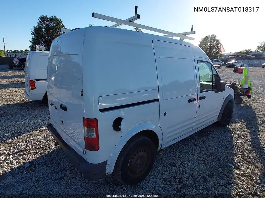 NM0LS7AN8AT018317 2010 Ford Transit Connect Xl