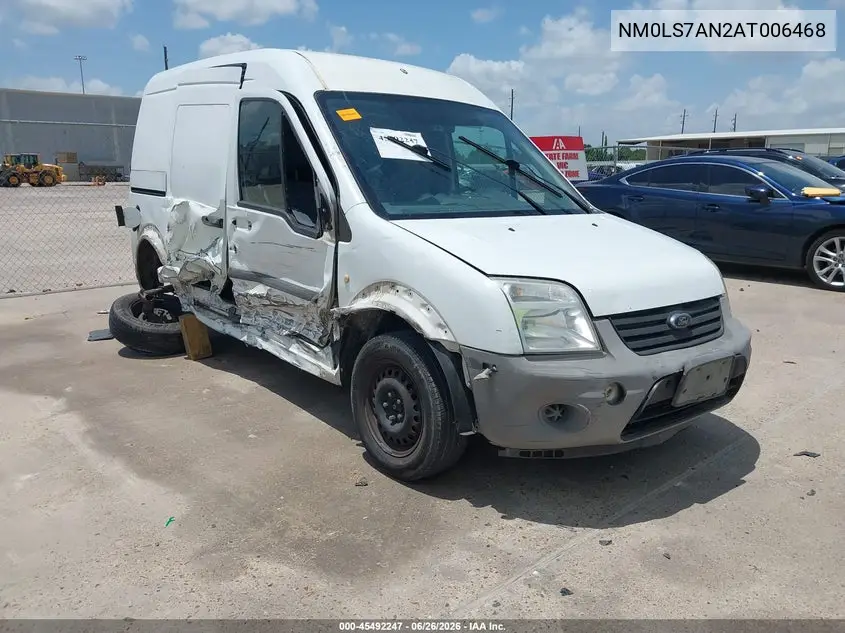 2010 Ford Transit Connect Xl VIN: NM0LS7AN2AT006468 Lot: 45492247
