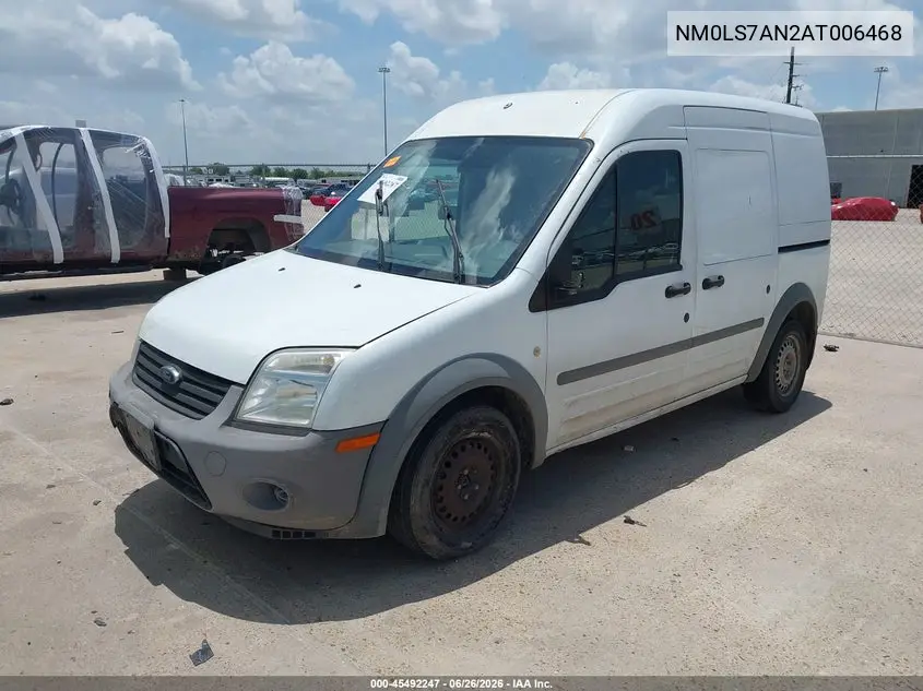 2010 Ford Transit Connect Xl VIN: NM0LS7AN2AT006468 Lot: 45492247