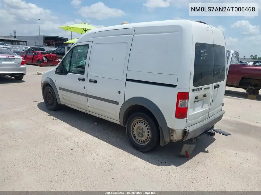 2010 Ford Transit Connect Xl VIN: NM0LS7AN2AT006468 Lot: 45492247