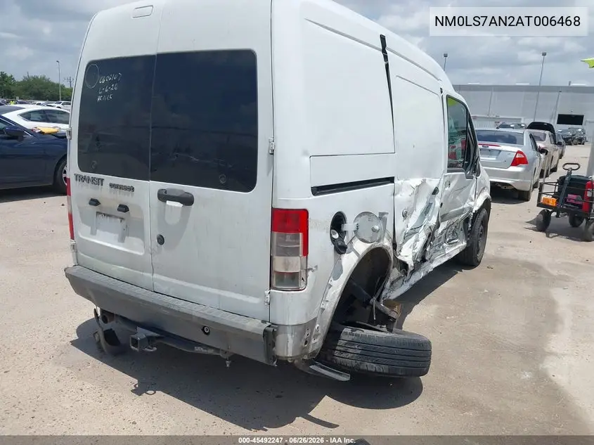 2010 Ford Transit Connect Xl VIN: NM0LS7AN2AT006468 Lot: 45492247
