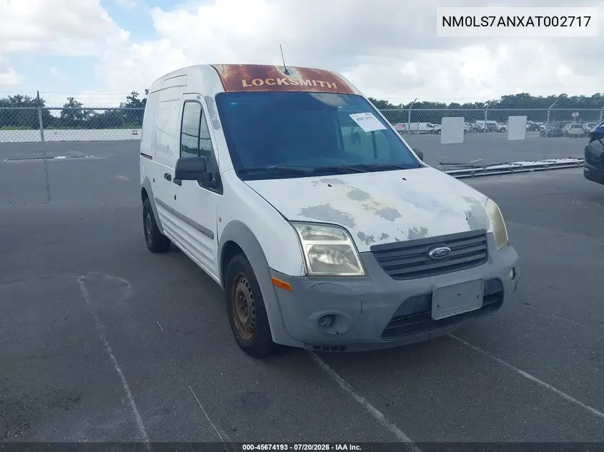2010 Ford Transit Connect Xl VIN: NM0LS7ANXAT002717 Lot: 45674193