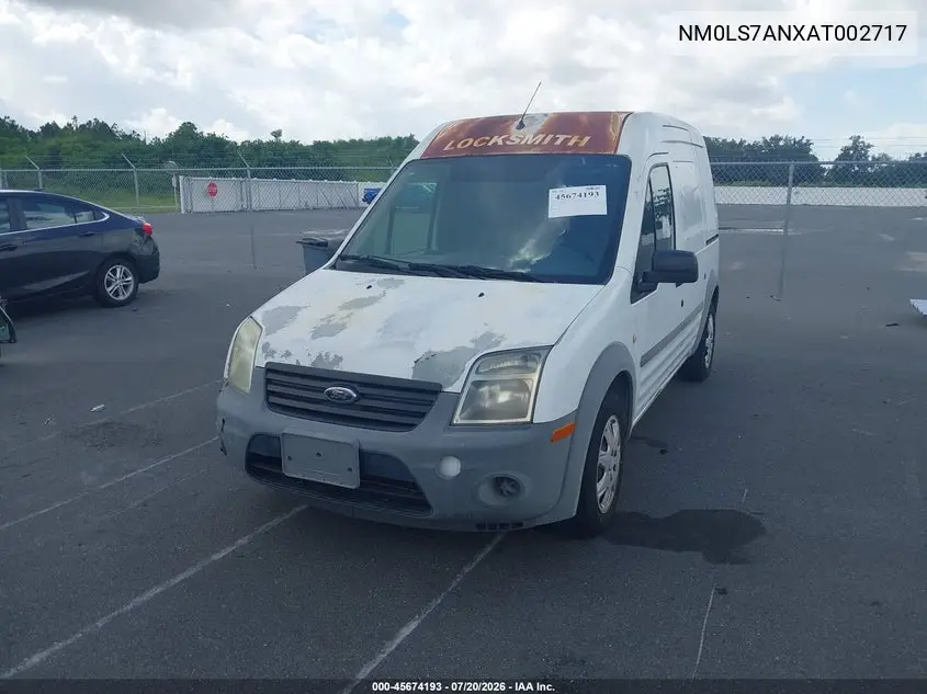 2010 Ford Transit Connect Xl VIN: NM0LS7ANXAT002717 Lot: 45674193