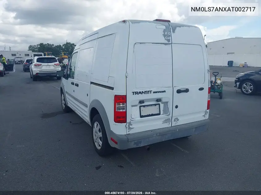 2010 Ford Transit Connect Xl VIN: NM0LS7ANXAT002717 Lot: 45674193
