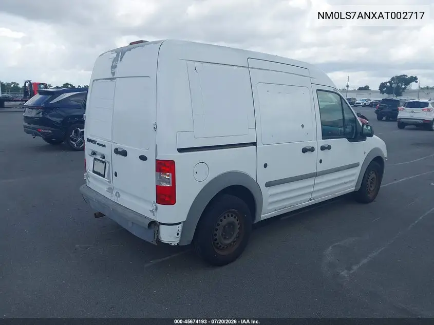2010 Ford Transit Connect Xl VIN: NM0LS7ANXAT002717 Lot: 45674193