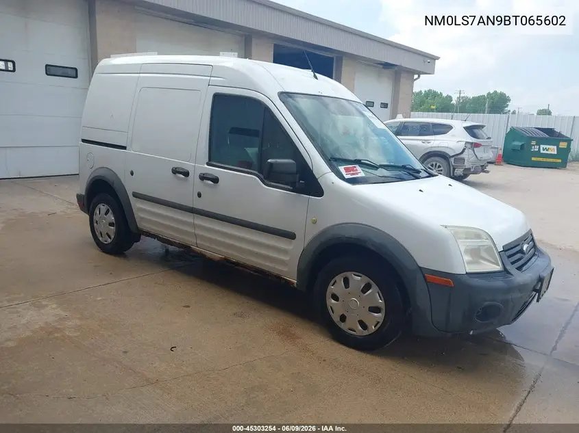 2011 Ford Transit Connect Xl VIN: NM0LS7AN9BT065602 Lot: 45303254
