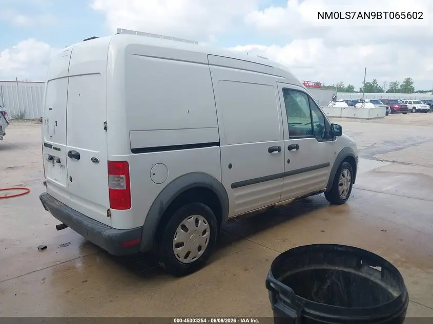 2011 Ford Transit Connect Xl VIN: NM0LS7AN9BT065602 Lot: 45303254