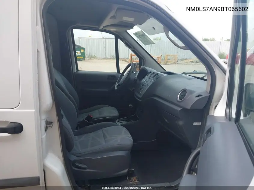 2011 Ford Transit Connect Xl VIN: NM0LS7AN9BT065602 Lot: 45303254