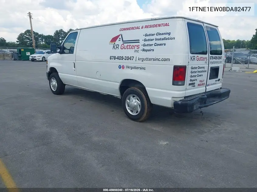 2011 Ford E-150 Commercial VIN: 1FTNE1EW0BDA82477 Lot: 45650240