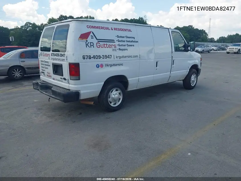 2011 Ford E-150 Commercial VIN: 1FTNE1EW0BDA82477 Lot: 45650240