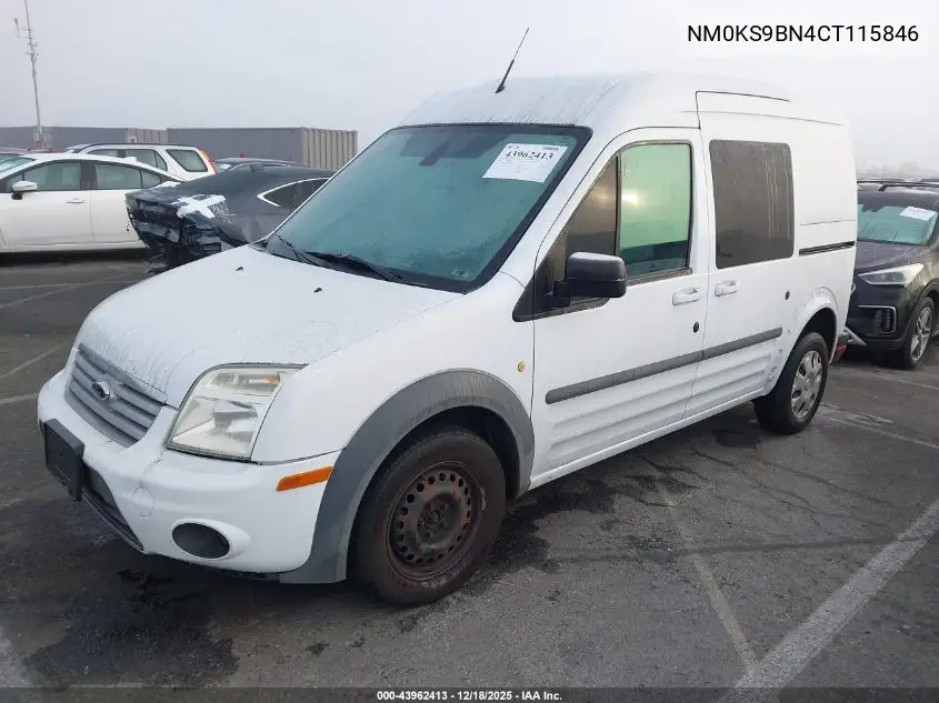 NM0KS9BN4CT115846 2012 Ford Transit Connect Xlt
