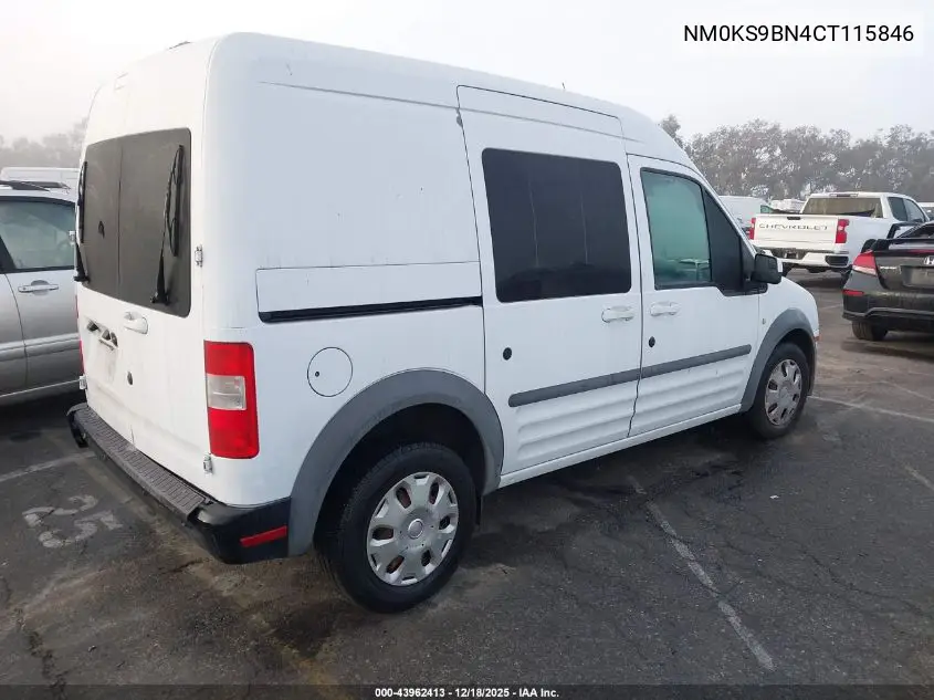 NM0KS9BN4CT115846 2012 Ford Transit Connect Xlt