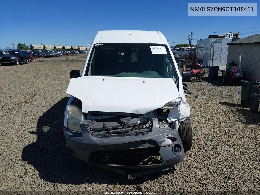 2012 Ford Transit Connect Xl VIN: NM0LS7CN9CT105451 Lot: 45396441
