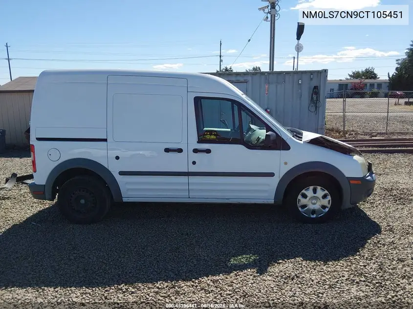 2012 Ford Transit Connect Xl VIN: NM0LS7CN9CT105451 Lot: 45396441