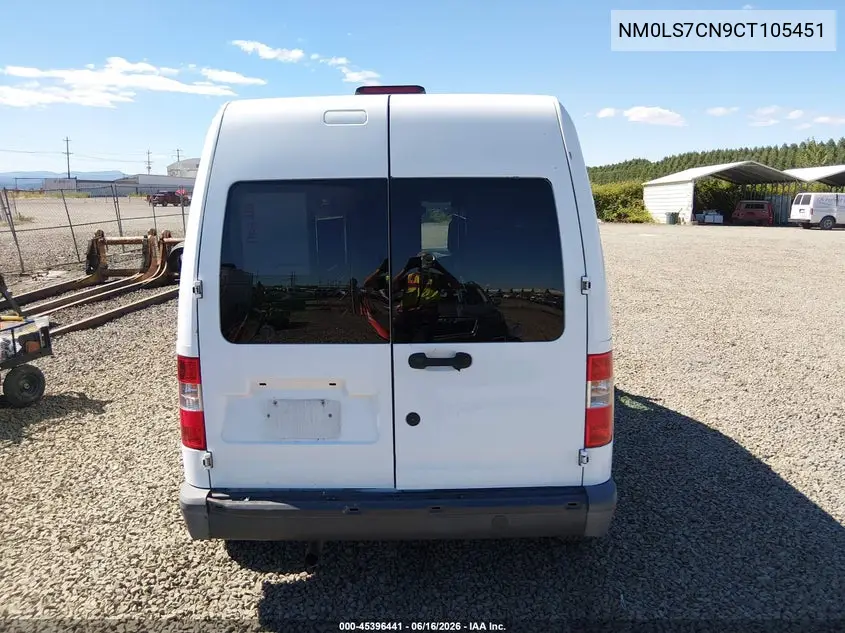 2012 Ford Transit Connect Xl VIN: NM0LS7CN9CT105451 Lot: 45396441