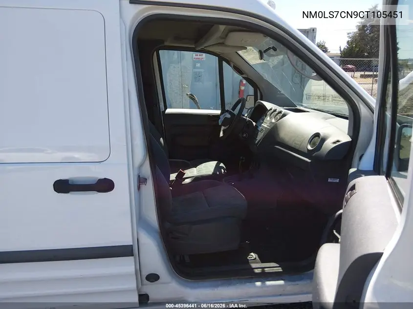 2012 Ford Transit Connect Xl VIN: NM0LS7CN9CT105451 Lot: 45396441